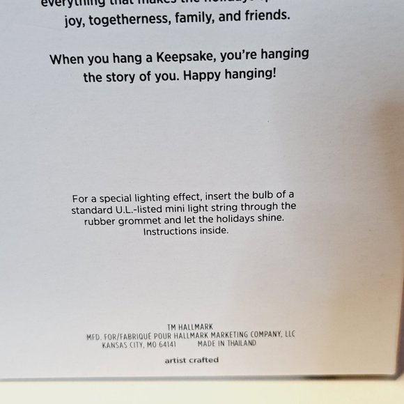 Hallmark Keepsake 2023 Disney Tinker Bell Pixie-Dusted Poinsettia Ornament - Picture 6 of 8